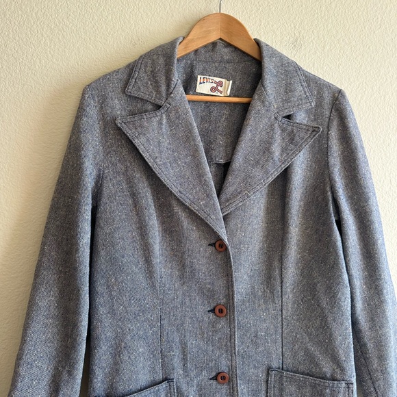 Vintage 60's 70's Levi's Collar Jacket - Picture 3 of 10